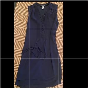 Beautiful Navy Dress with Detailing from H&M